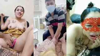 Bokep pijatin binor bonus ngewe sampe crot